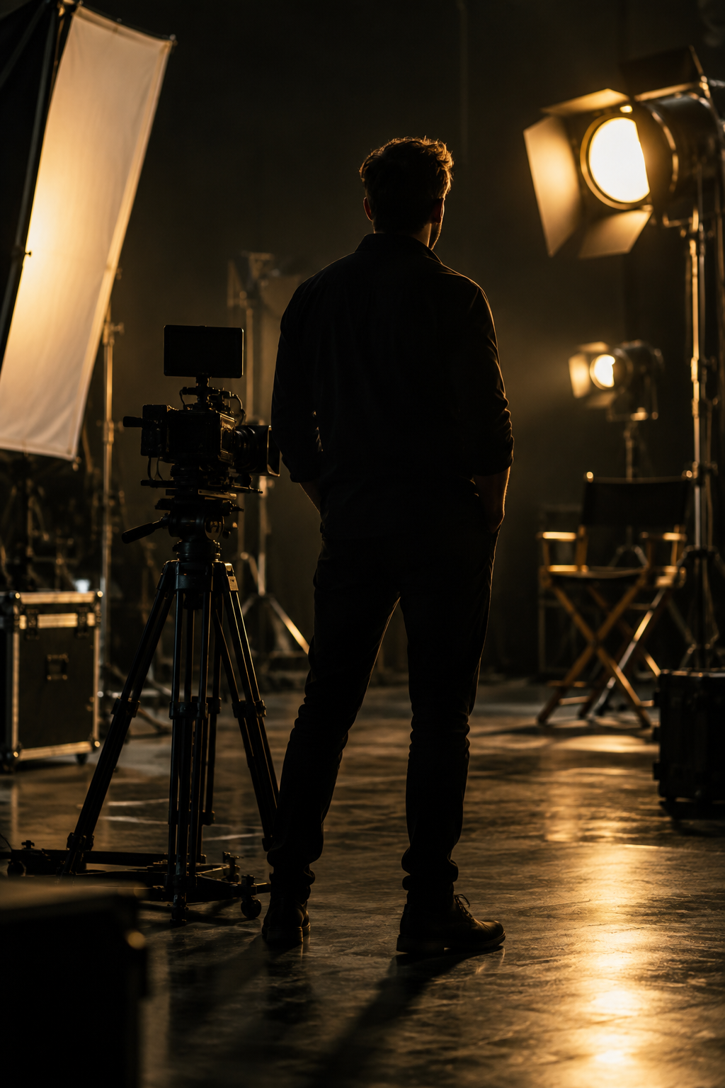 Cinematic founder portrait visual
